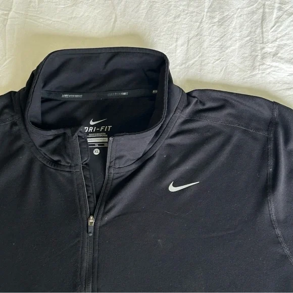 Nike Dri Fit Performance Running Quarter Zip Mens XL - Picture 3 of 7
